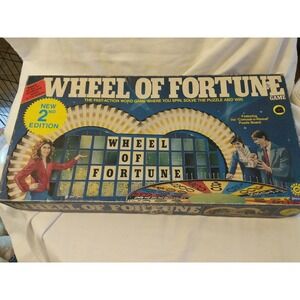 Vintage 1985 Wheel Of Fortune Game Second Edition